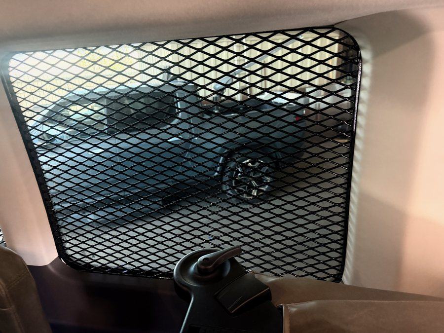 Custom window guard - expanded metal screen