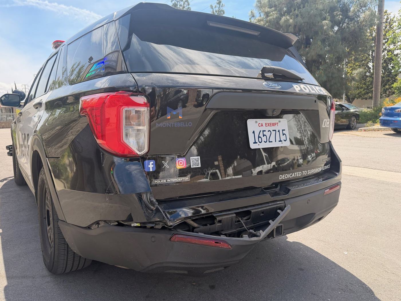 Montebello PD unit 02 before repair