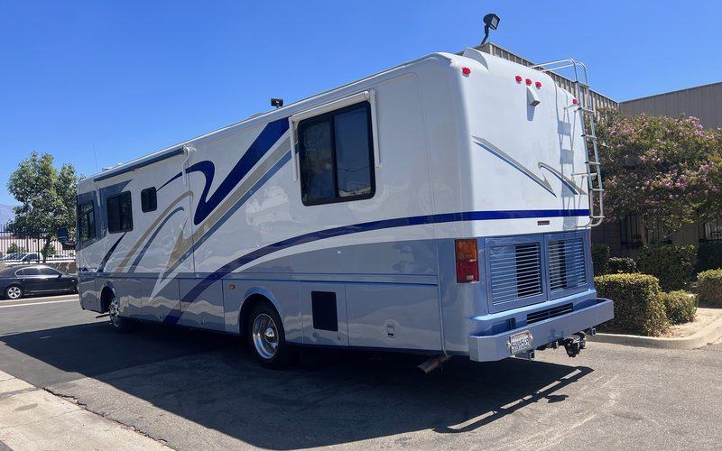 Class A motorhome - complete repaint
