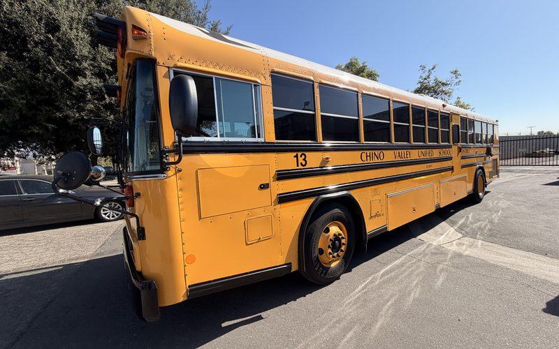 School bus suspension and A/C repair