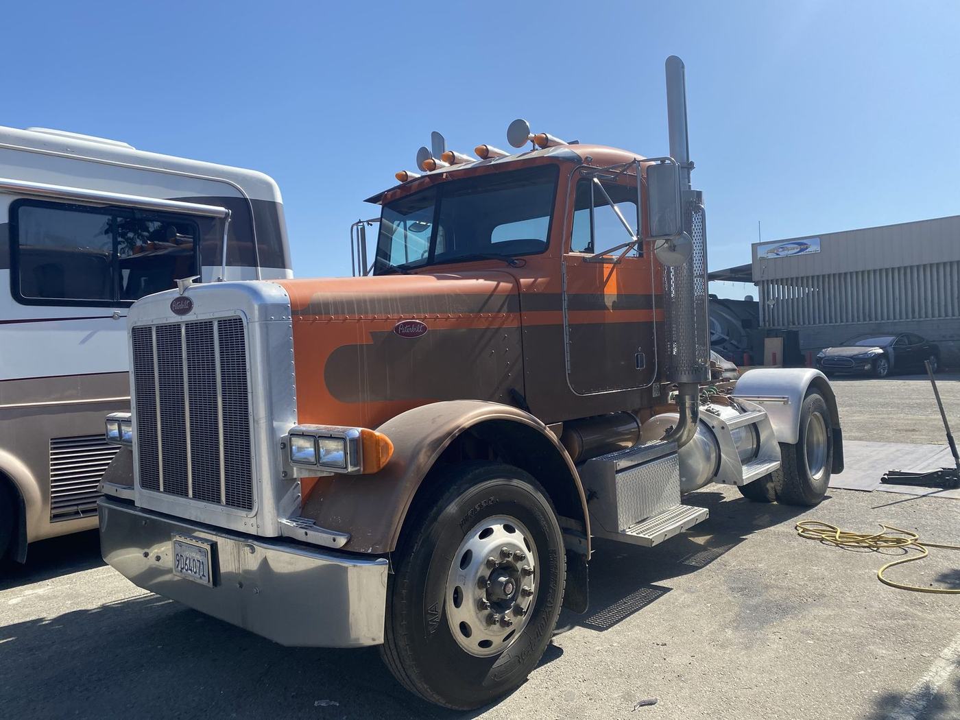 Peterbilt before paint
